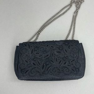 Brighton Black Leather Luna Masterpiece Collection Handbag